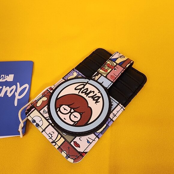 Loungefly Daria MTV 90s Cartoon Grid Vertical Cardholder Wallet NEW - Picture 7 of 10